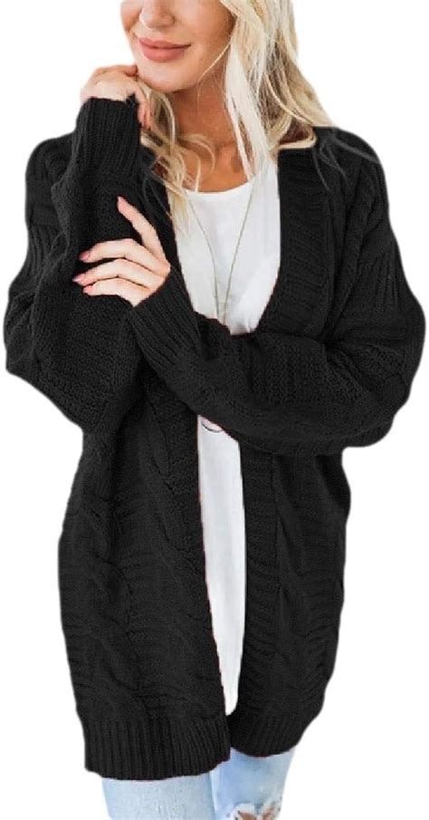 Suchergebnis Auf Amazon.de Für: Schwarze Damen Strickjacke.